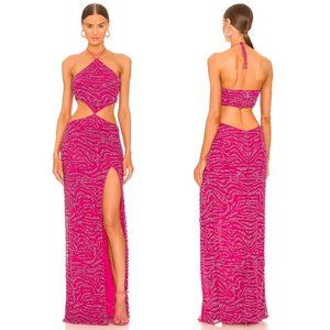 Retrofete Pink Maxi Dress